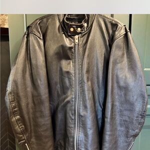 Hudson’s Genuine leather biker jacket